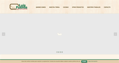Desktop Screenshot of carpinterialuisfuente.com