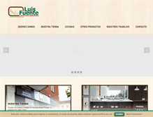 Tablet Screenshot of carpinterialuisfuente.com